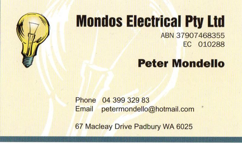 Mondos Electrical Pty Ltd