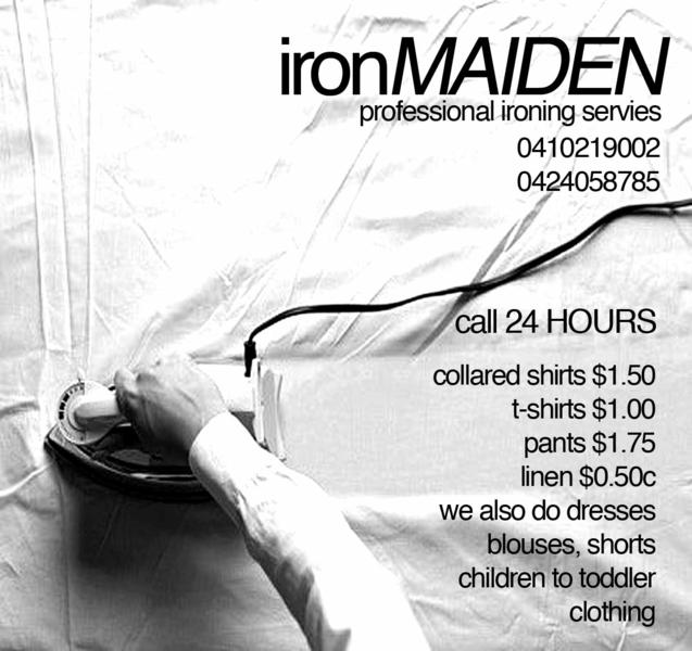 Iron Maiden Pro Ironing Services Point Cook