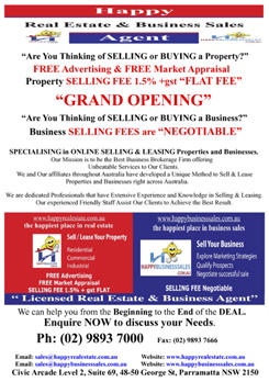 Happy Real Estate & Business Sales Agent