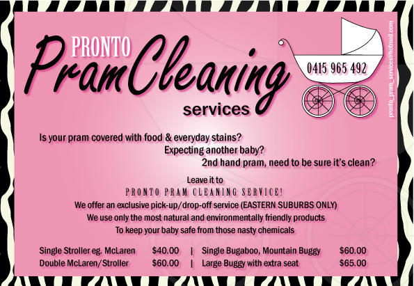 Pronto Pram Cleaning Services