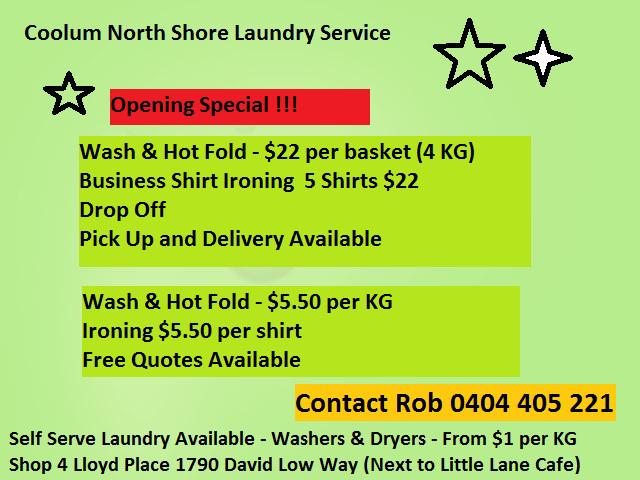 Coolum North Shore Laundry Service
