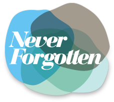 Never Forgotten logo