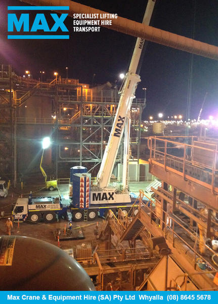 Max Crane & Equipment Hire SA Pty Ltd: Whyalla
