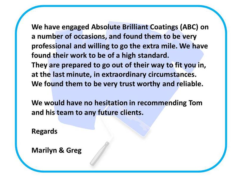 Absolute Brilliant Coating Services