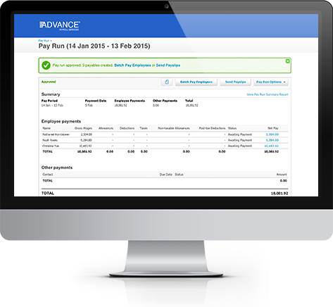 Advance Payroll Services
