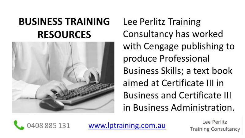 Lee Perlitz Training Consultancy