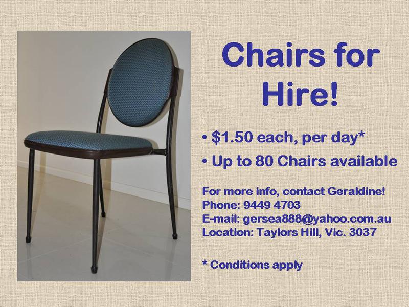 Geraldine Kemp Chair Hire