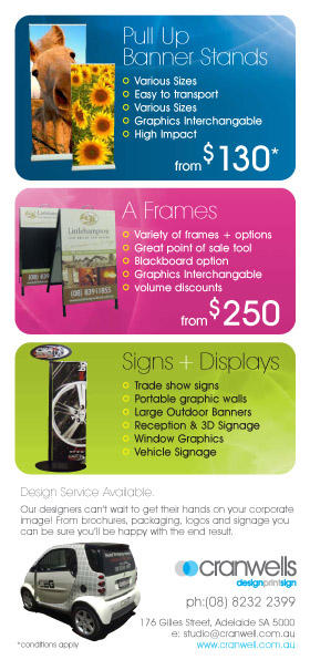 Cranwells Design Print Sign