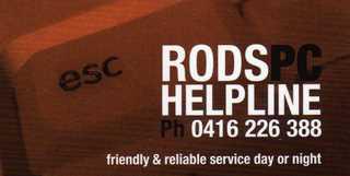 Rod's PC Helpline