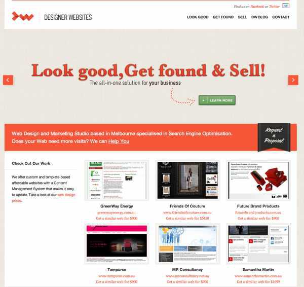 Designer Websites