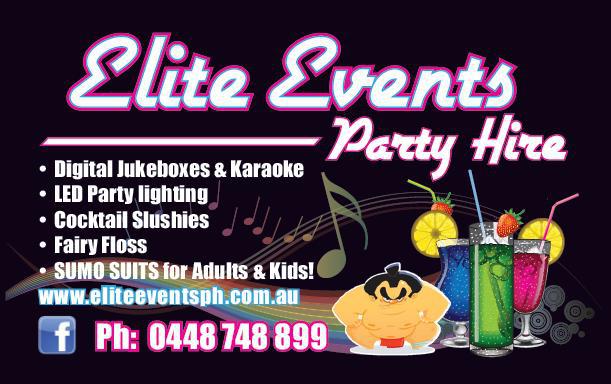 Elite Events Party Hire logo