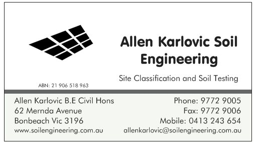 Allen Karlovic Soil Engineering