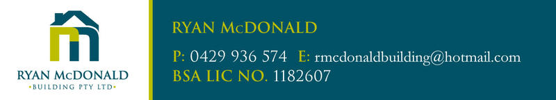 Ryan McDonald Building Pty Ltd