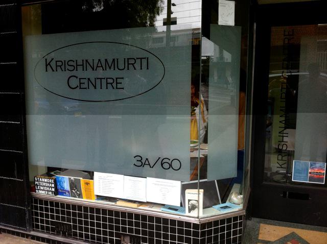 Krishnamurti Centre: Sydney