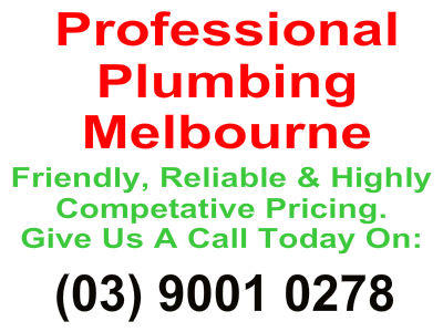 Professional Plumbing Melbourne