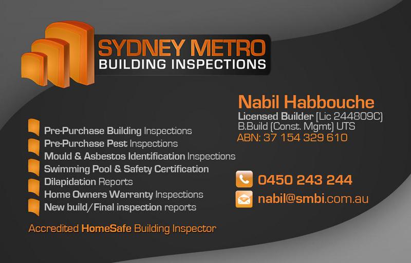 Sydney Metro Building Inspections