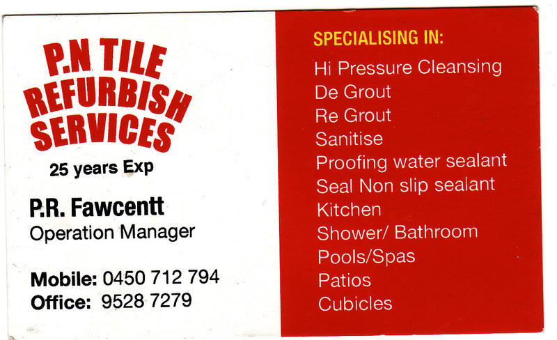 PN Tile Refurbish Services