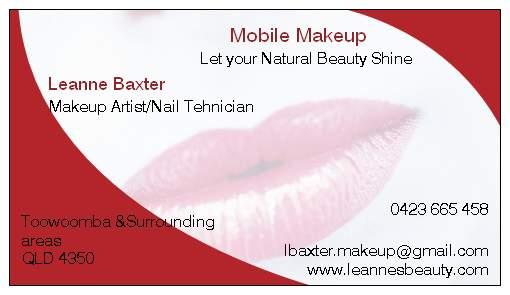 Mobile Makeup Artist: Leanne Baxter