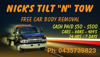 Nicks Tilt N Tow logo