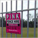 Pink Fence Hire