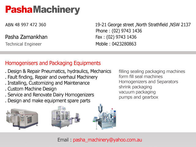 Pasha Machinery