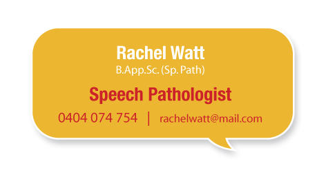 Rachel Watt Speech Pathology