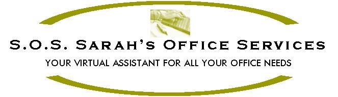 S.O.S. Sarah's Office Services