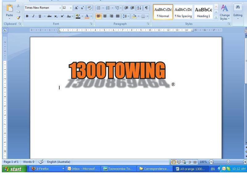 1300 Towing logo