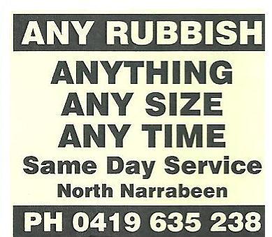 Any Rubbish