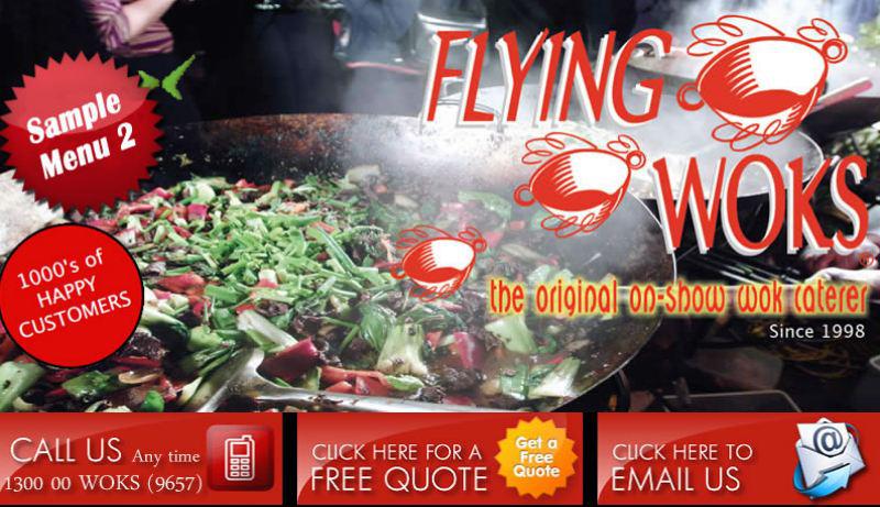 Flying Woks: Mentone logo