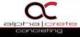 Alpha Crete Concreting logo