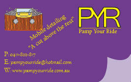 Pamp Your Ride logo