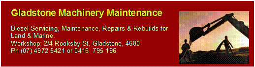 Gladstone Machinery Maintenance