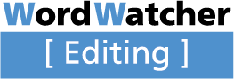 Wordwatcher Editing