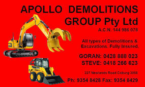 Apollo Demolitions Group Pty Ltd