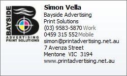 Bayside Advertising Print Solutions