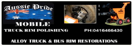 Aussie Pride Truck Rim Polishing
