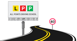 All Points Driving School: Albanvale logo