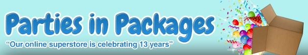 Parties in Packages logo