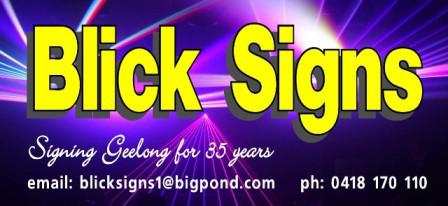 Blick Russell Signs