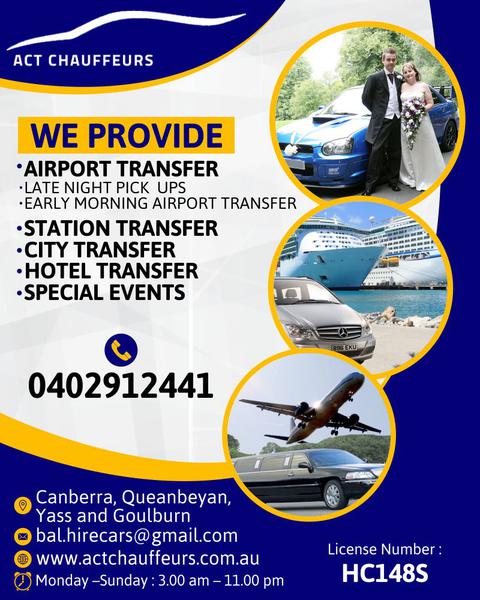 Act Chauffeurs | Chauffeur Sight Seeing Canberra
