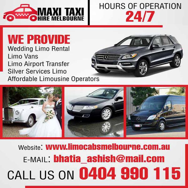 Maxi Taxi Hire Melbourne