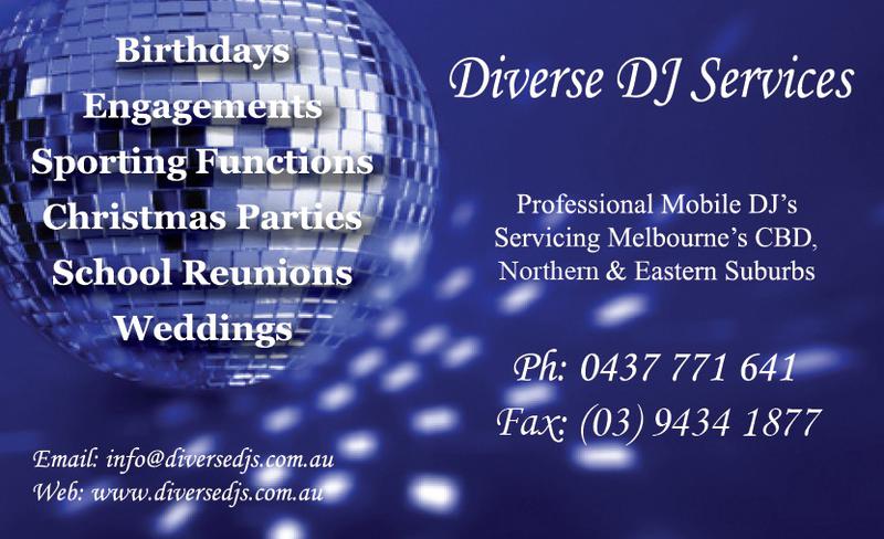 Diverse DJ Services