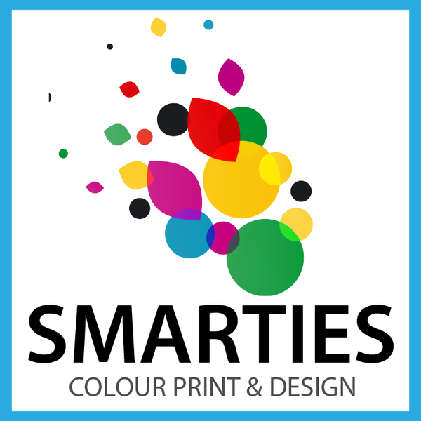 Smarties Colour and Print Design logo