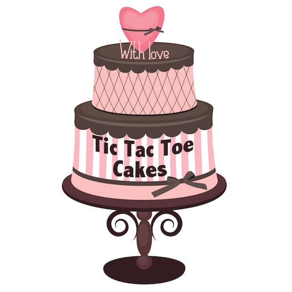 Tic Tac Toe Cakes logo