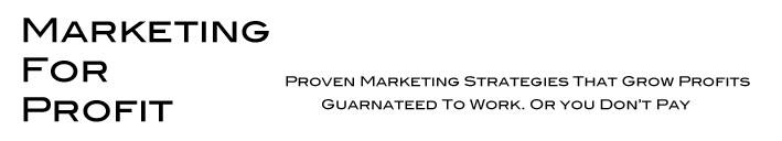 Marketing for Profit