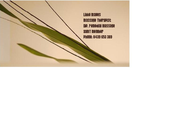 Libby Mayes Massage Therapist
