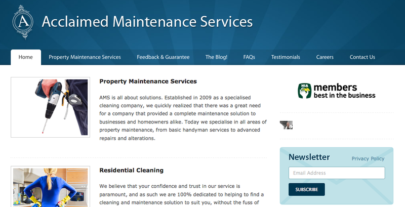 Acclaimed Maintenance Services