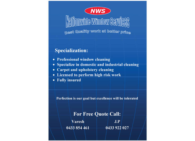 Nationwide Window Services: Melbourne logo