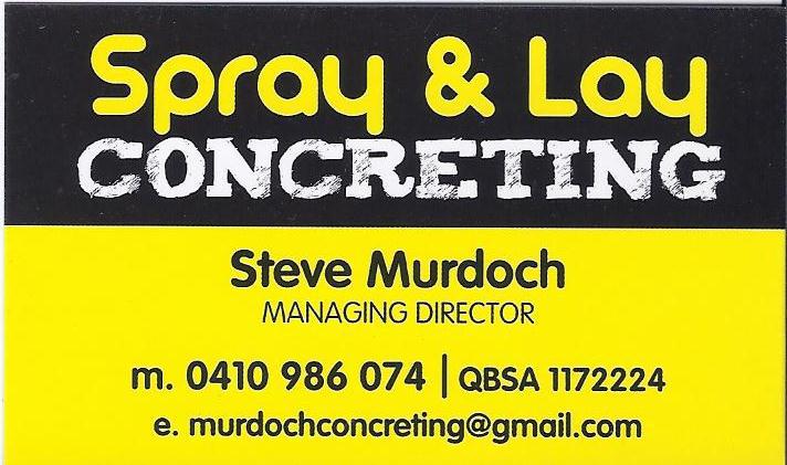 Spray & Lay Concreting